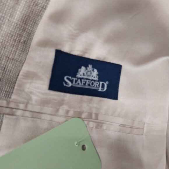 3590 Size 50 reg. Stafford Sport Jacket In Excellent Condition. - Picture 5 of 9